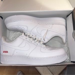 Size 12 Supreme Air Force 1s